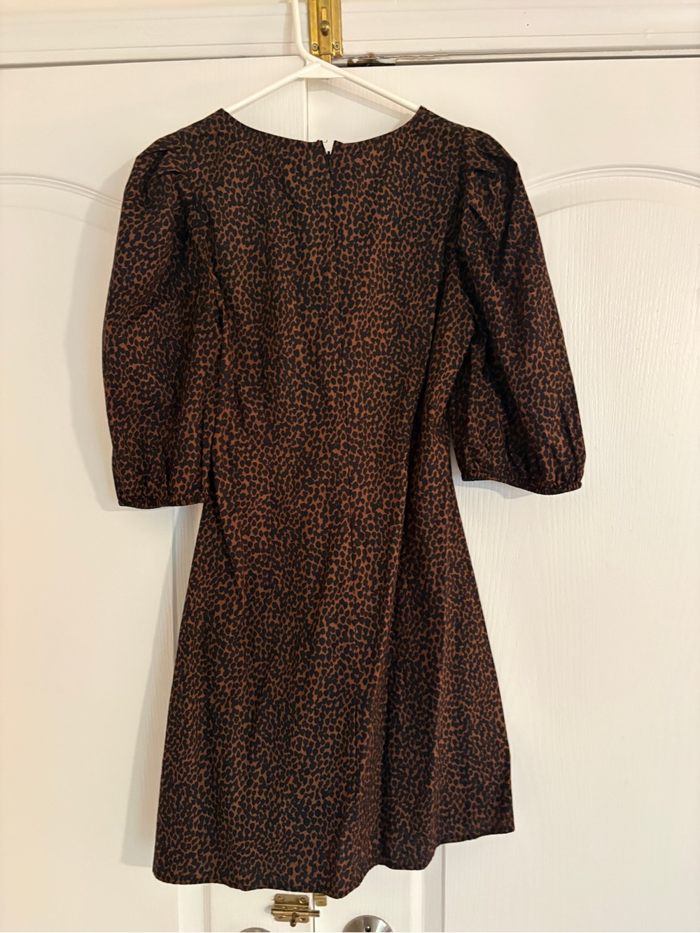 Universal Thread Leopard Print Ruched Front Dress - Picture 5 of 5